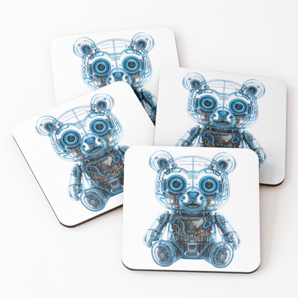 Item preview, Cyber Bear – Futuristic Robot Teddy designed and sold by trpa04.