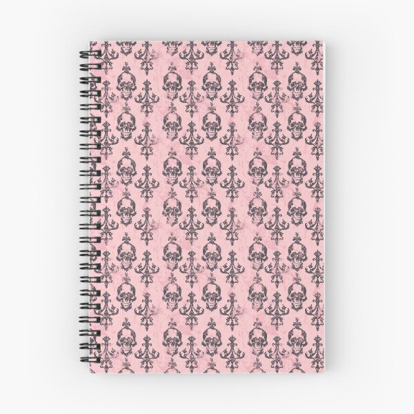 Item preview, Vintage Pink and Black Damask Pattern designed and sold by LouieVanille.
