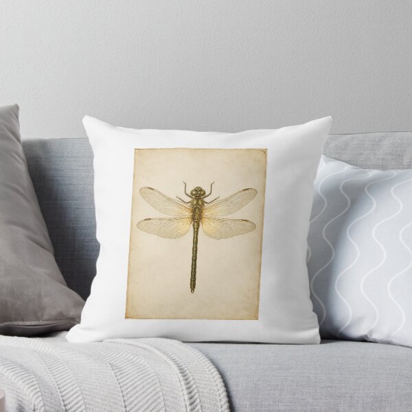 Item preview, Luminous Dragonfly Specimen Print — Glowing Vintage Botanical Art for a Mindfulness and Meditation Lover designed and sold by Brackenlume Studio.