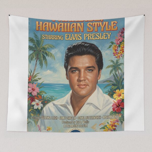 Item preview, Elvis Presley - Paradise, Hawaiian Style 1966 Vintage Movie Poster designed and sold by ElvisVintagePosters.
