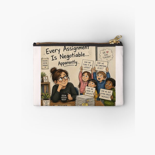 Item preview, I am a teacher. Every assignment is negotiable...Apparently. designed and sold by CinemaChronik.
