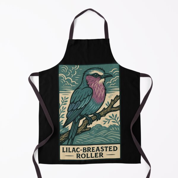 Item preview, Lilac-Breasted Roller – Bold African Bird Vintage Print designed and sold by BRU Design.