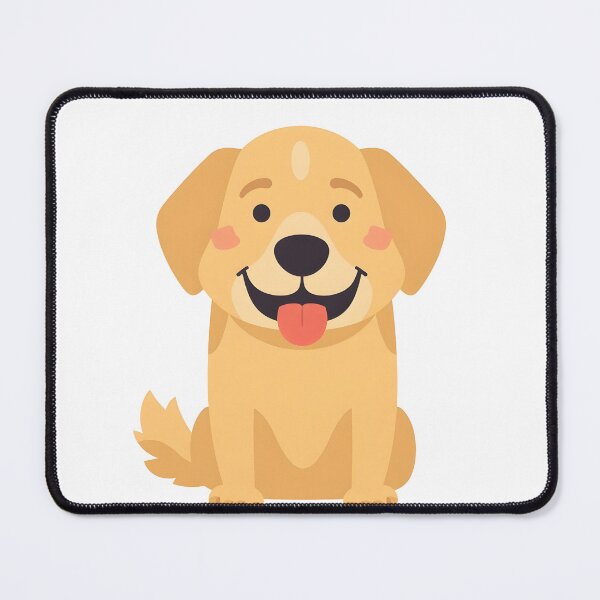 Item preview, Happy Golden Retriever Minimalist Illustration designed and sold by VINTOR-.