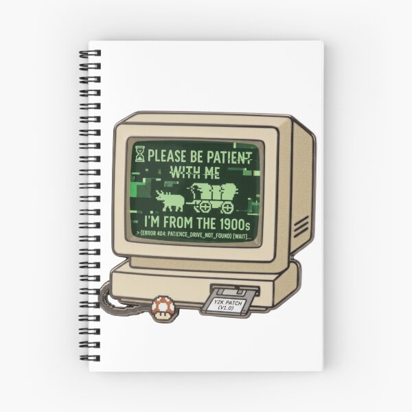 Item preview, Please Be Patient With Me, I'm From the 1900s, Retro Trail Computer Design designed and sold by ezuldeen48.