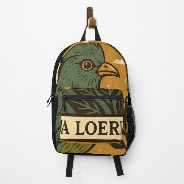 Item preview, Knysna Loerie Bird Print – African Forest Avian Art designed and sold by BRU Design.