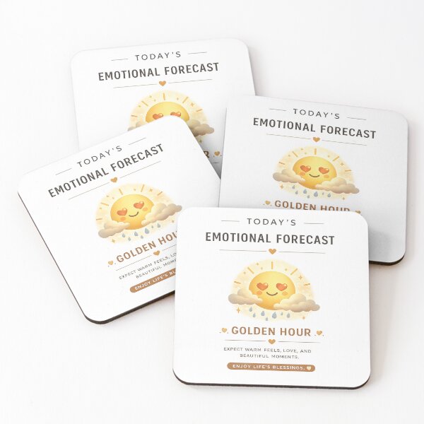 Item preview, Today's Emotional Forecast - Golden Hour designed and sold by Side Quest Co..