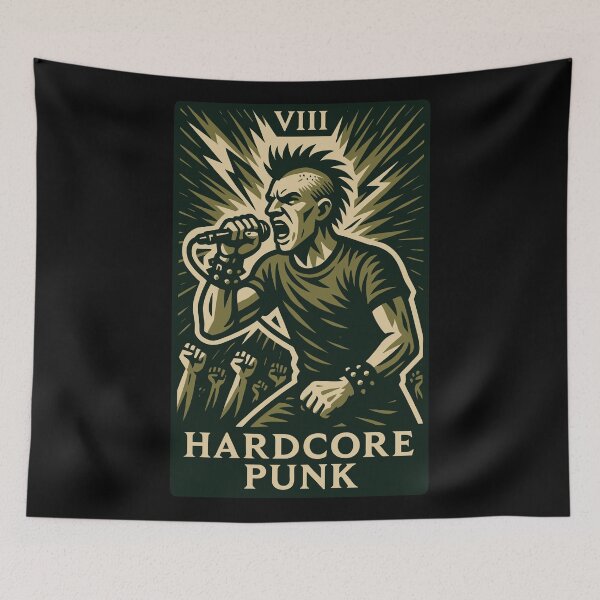 Item preview, Hardcore Punk (Card VIII) designed and sold by BRU Design.
