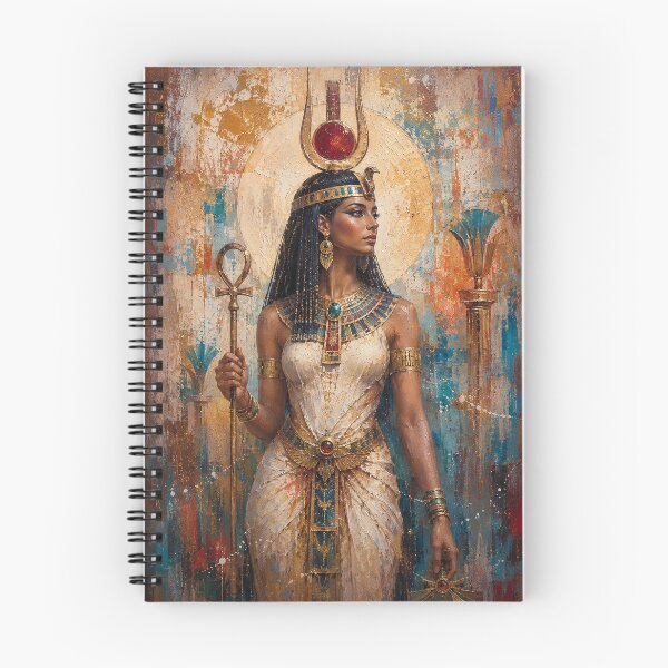 Item preview, Egyptian Goddess Neith painting. designed and sold by GalleryKauffeld.