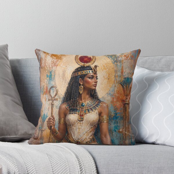 Item preview, Egyptian Goddess Neith painting. designed and sold by GalleryKauffeld.