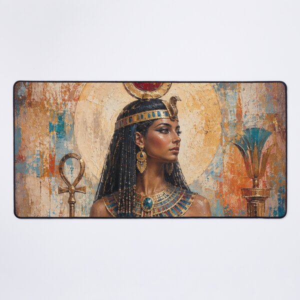 Item preview, Egyptian Goddess Neith painting. designed and sold by GalleryKauffeld.
