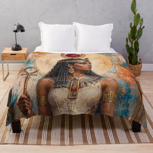 Item preview, Egyptian Goddess Neith painting. designed and sold by GalleryKauffeld.