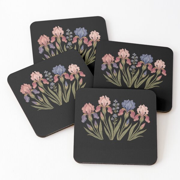 Item preview, Vintage Iris Flower Botanical Retro Garden Floral designed and sold by Moizento.