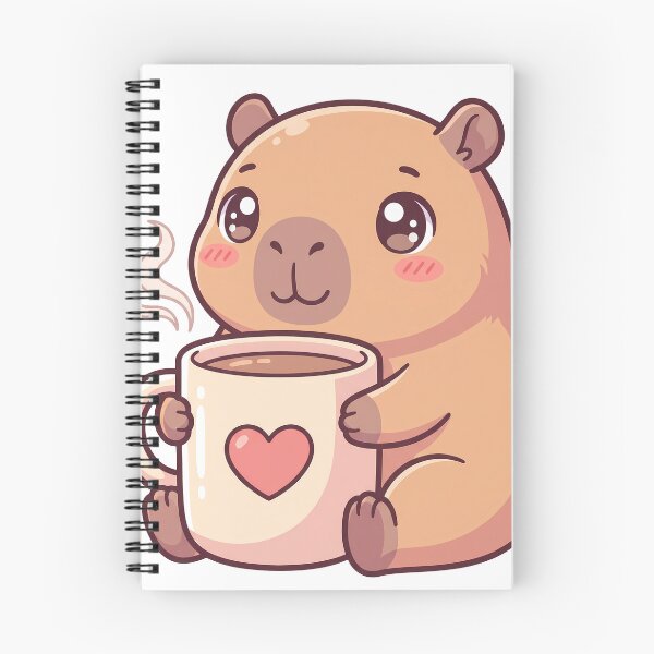 Item preview, Kawaii Capybara Coffee Lover Morning Routine Cute Caffeine Addict designed and sold by WorldShop17.