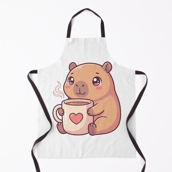Item preview, Kawaii Capybara Coffee Lover Morning Routine Cute Caffeine Addict designed and sold by WorldShop17.
