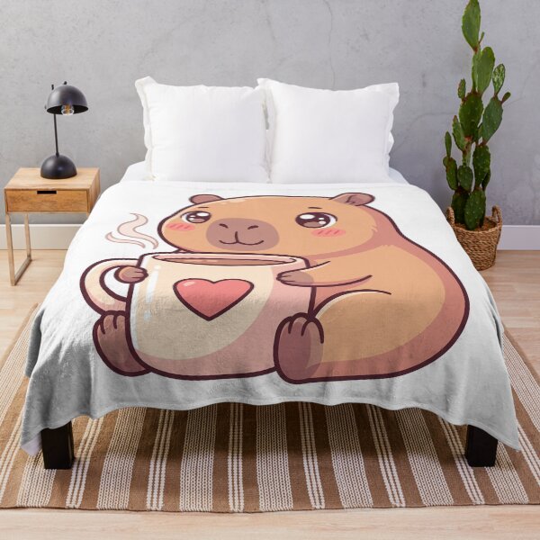 Item preview, Kawaii Capybara Coffee Lover Morning Routine Cute Caffeine Addict designed and sold by WorldShop17.