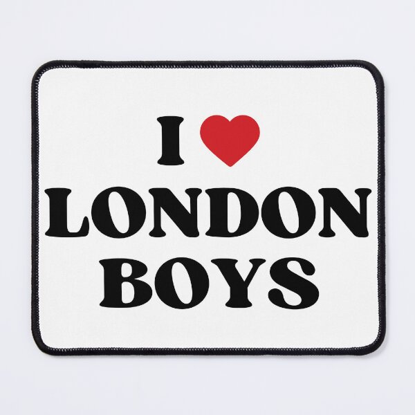 Item preview, I Love London Boys retro heart designed and sold by eMKa82.