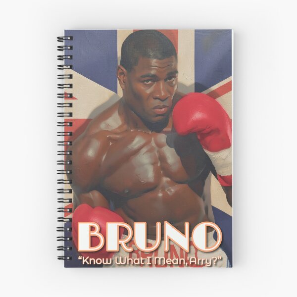 Item preview, Frank Bruno Know What I Mean Arry Union Jack boxing legends designed and sold by MoodiArtist.
