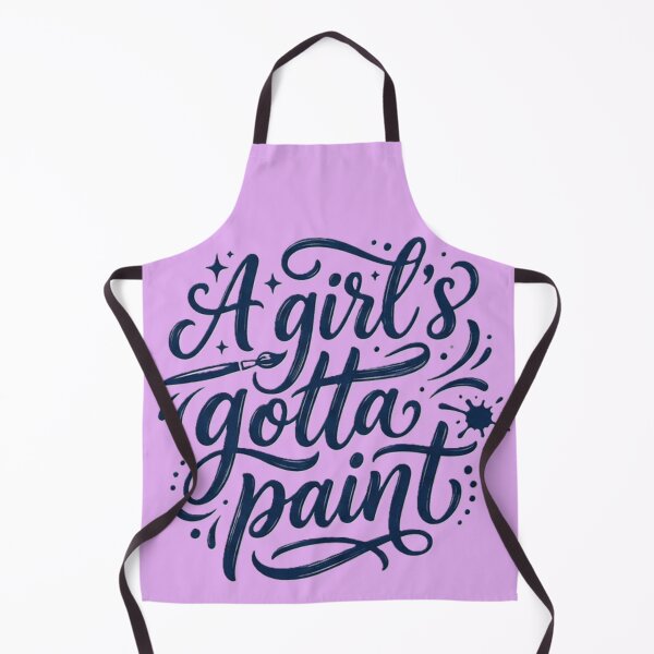 Item preview, A Girl's Gotta Paint – Hand Lettered Typography Design for Artists and Painters designed and sold by BuckaBaby.