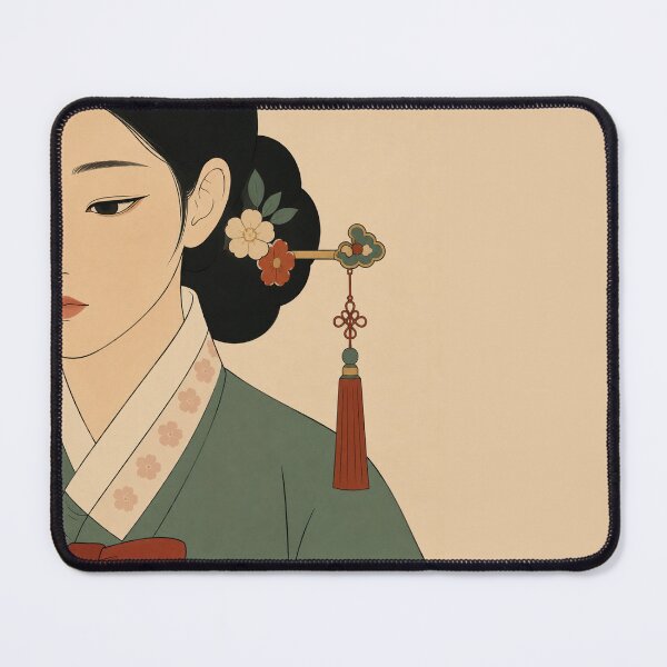 Item preview, Minimalist Korean Hanbok Portrait Print designed and sold by Siaotie Studio.