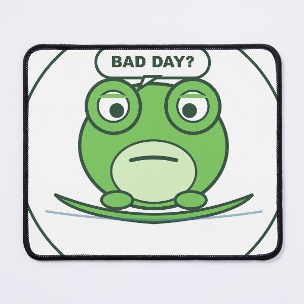 Item preview, Grumpy Frog Bad Day Same Funny Sticker designed and sold by AHK18.