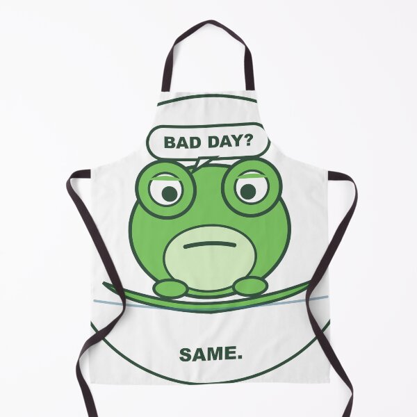 Item preview, Grumpy Frog Bad Day Same Funny Sticker designed and sold by AHK18.