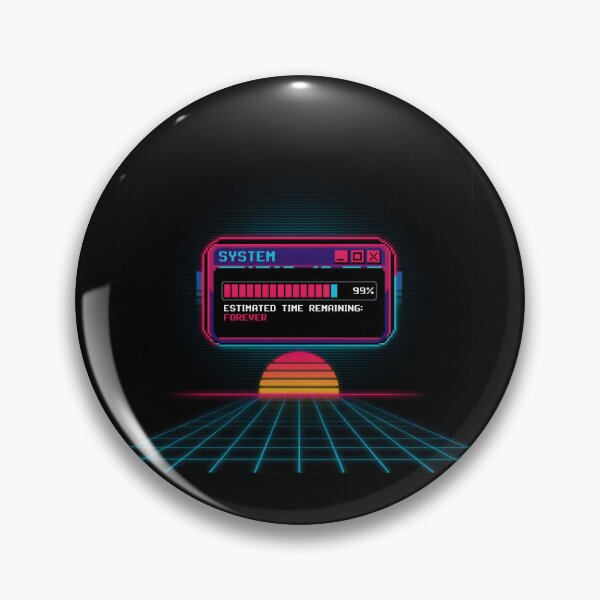 Item preview, Retro 99 Percent Video Rendering Progress Bar Error designed and sold by Enea Kelo.