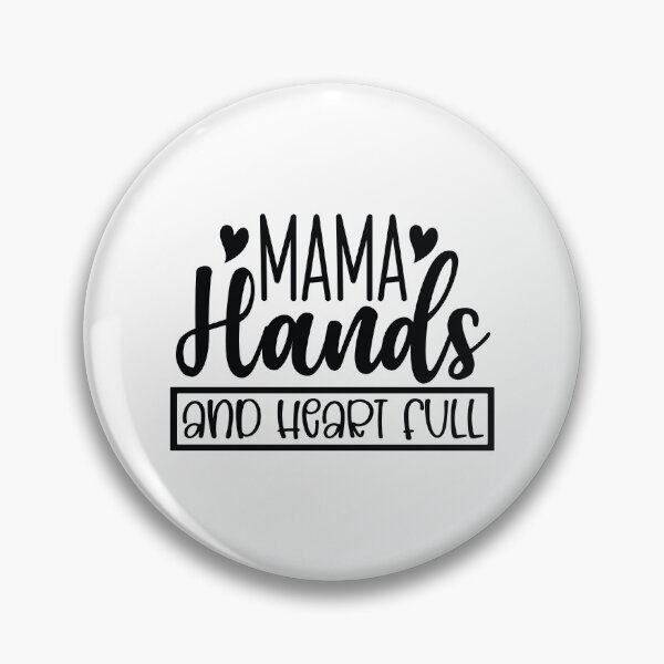 Item preview, Mama Hands and Heart Full - Mom Quotes Retro Vintage Aesthetic Cute Motherhood Mother Day Gift designed and sold by FuzionRaptor.