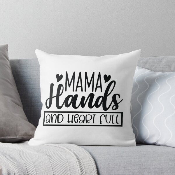 Item preview, Mama Hands and Heart Full - Mom Quotes Retro Vintage Aesthetic Cute Motherhood Mother Day Gift designed and sold by FuzionRaptor.