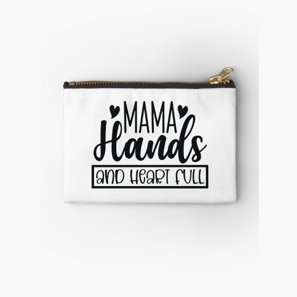 Item preview, Mama Hands and Heart Full - Mom Quotes Retro Vintage Aesthetic Cute Motherhood Mother Day Gift designed and sold by FuzionRaptor.