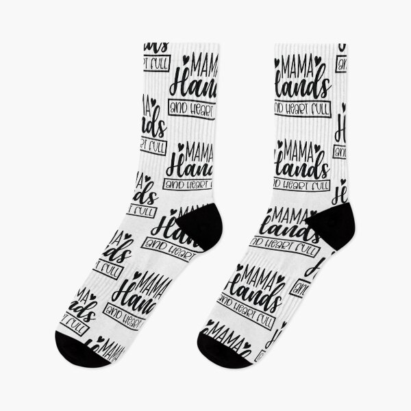 Item preview, Mama Hands and Heart Full - Mom Quotes Retro Vintage Aesthetic Cute Motherhood Mother Day Gift designed and sold by FuzionRaptor.