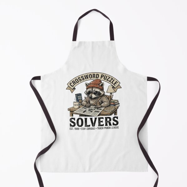Item preview, Crossword Puzzle Solvers Trash Panda League Funny Raccoon designed and sold by Yellowriversss.