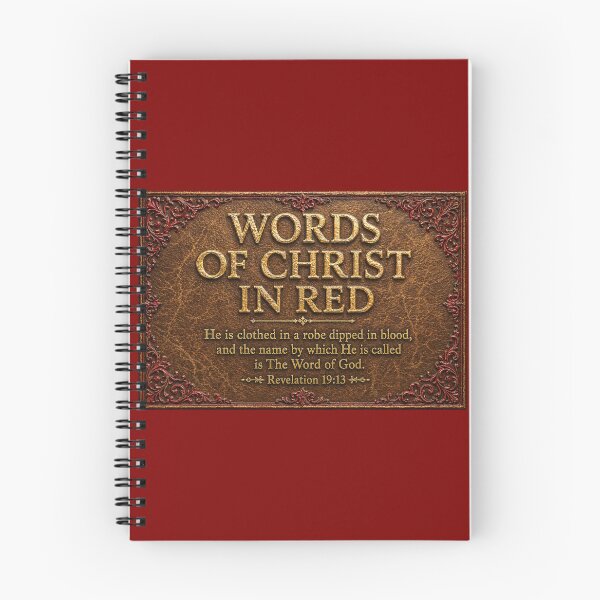 Item preview, The Word - Words of Christ in Red designed and sold by Tracie J.