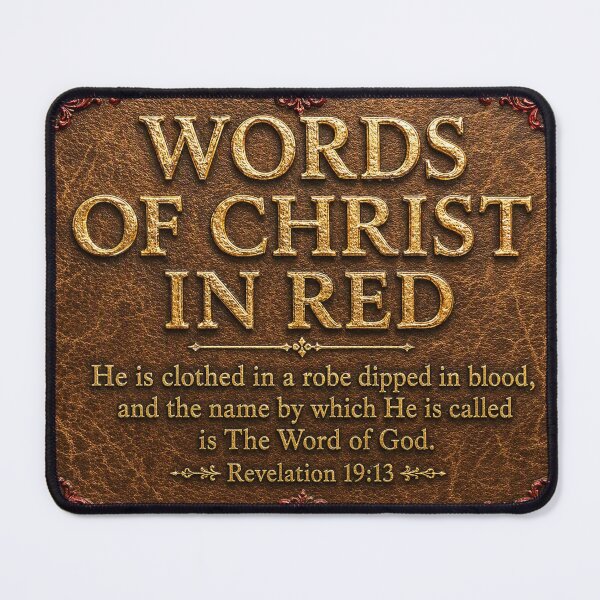 Item preview, The Word - Words of Christ in Red designed and sold by Tracie J.