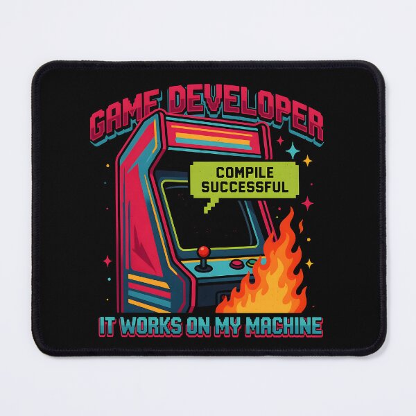 Item preview, Game Developer It Works On My Machine Burning Arcade designed and sold by Enea Kelo.