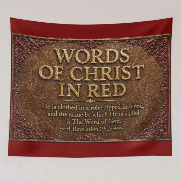 Item preview, The Word - Words of Christ in Red designed and sold by Tracie J.
