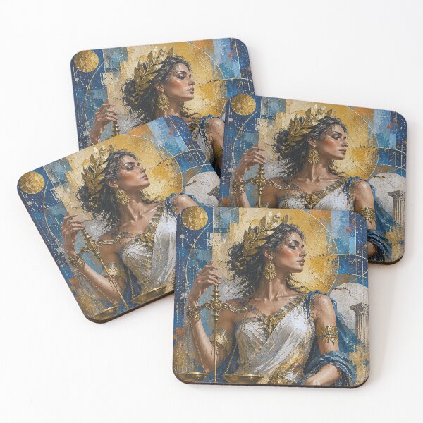 Item preview, Greek Goddess Nemesis painting. designed and sold by GalleryKauffeld.