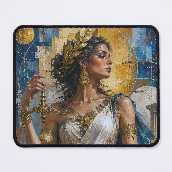 Item preview, Greek Goddess Nemesis painting. designed and sold by GalleryKauffeld.