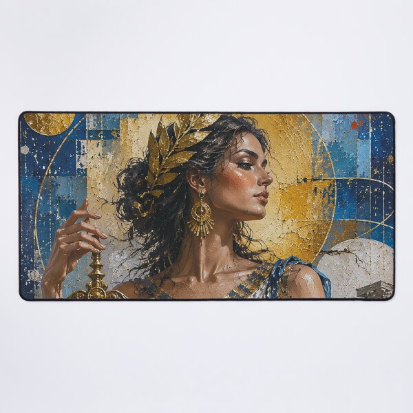 Item preview, Greek Goddess Nemesis painting. designed and sold by GalleryKauffeld.