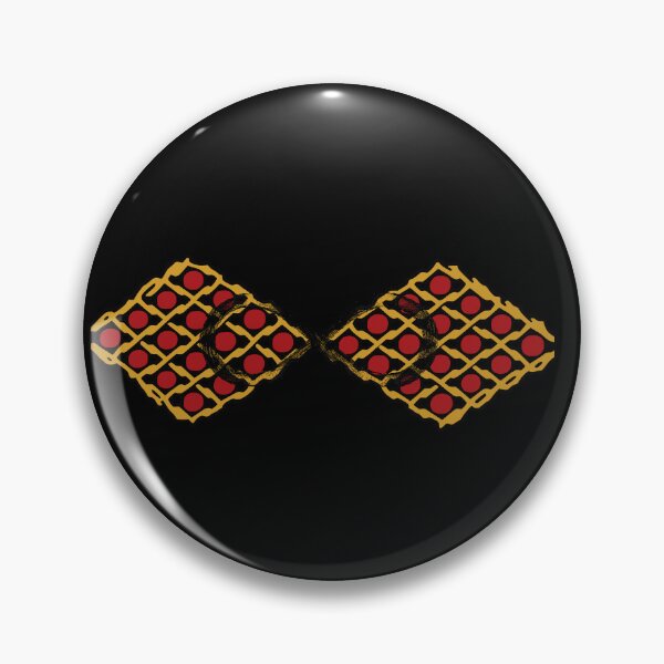 Item preview, Art Deco Geometric Diamond Lattice Pattern Black designed and sold by Macramellennias.