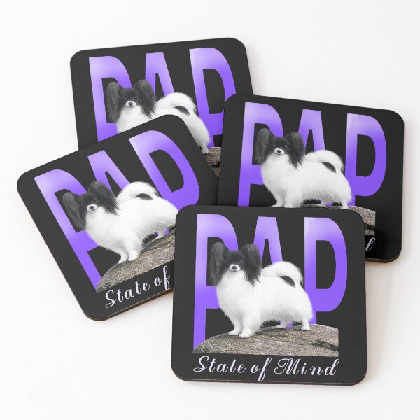 Item preview, PAP State of Mind | Elegant Papillon Dog Design designed and sold by PapillonArtStudio.