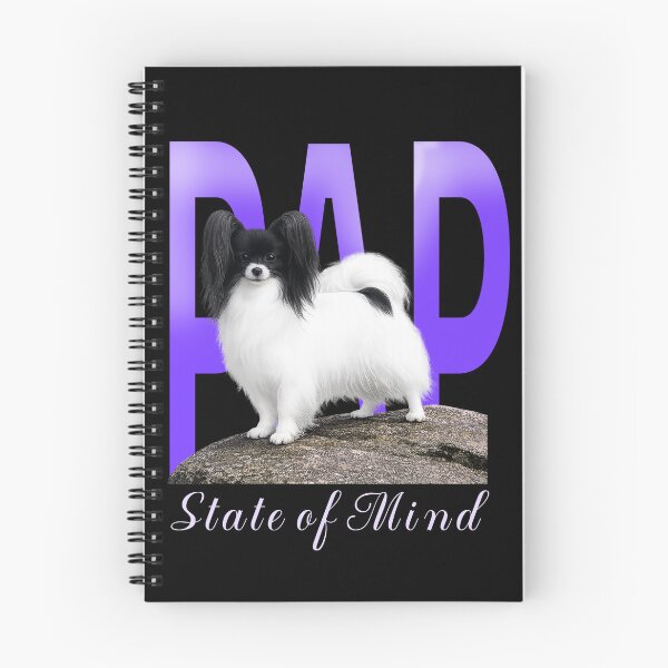Item preview, PAP State of Mind | Elegant Papillon Dog Design designed and sold by PapillonArtStudio.