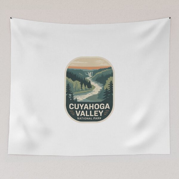 Item preview, Cuyahoga Valley National Park Vintage Travel Badge designed and sold by Teelogic.