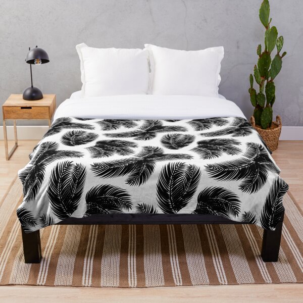 Item preview, Sombras tropicales modernas en blanco y negro. designed and sold by GraffiTimi.