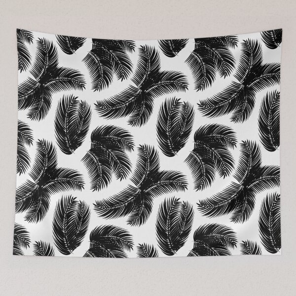 Item preview, Modern Tropical Shadows In Black and White designed and sold by GraffiTimi.