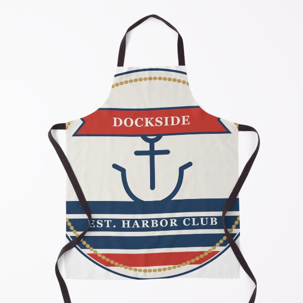 Item preview, Dockside Harbor Club Vintage Nautical Badge designed and sold by AHK18.