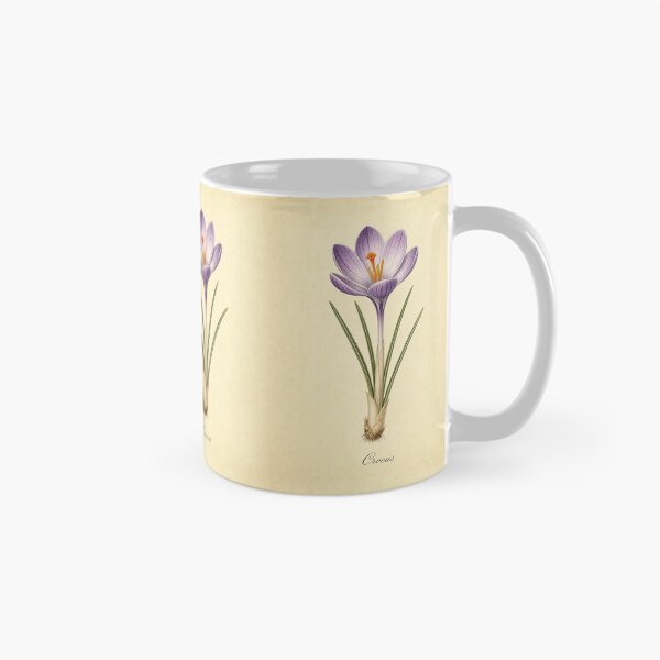 Item preview, Vintage Crocus Botanical Print designed and sold by NuvoraNest.