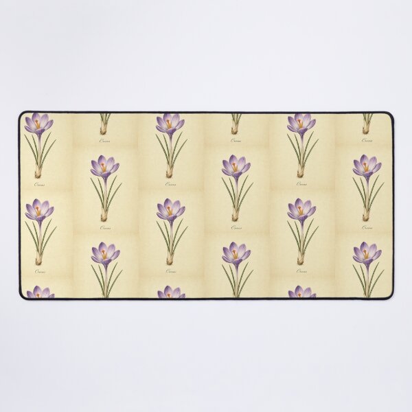 Item preview, Vintage Crocus Botanical Print designed and sold by NuvoraNest.
