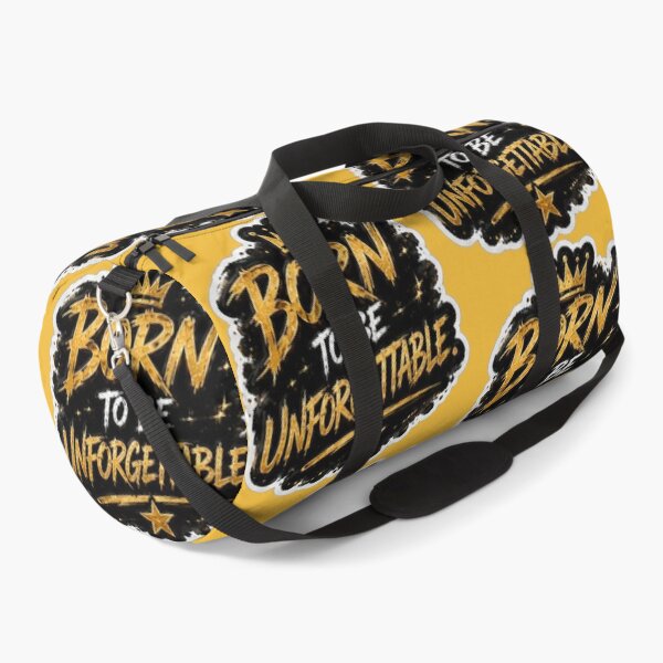 Item preview, Born To Be Unforgettable Gold Crown - Bold Motivational Sticker designed and sold by Scro-Ciob-Shop.