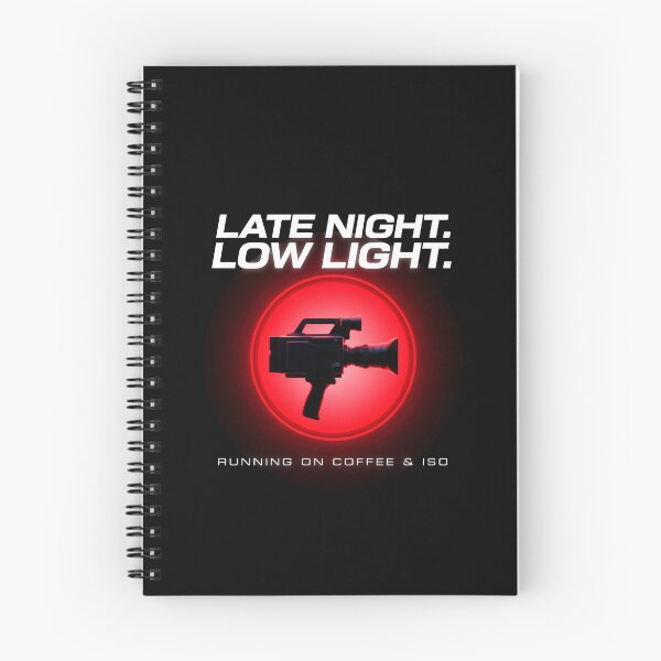 Item preview, Late Night Low Light Running On Coffee And ISO Videographer designed and sold by Enea Kelo.