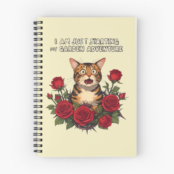 Item preview,  I am just starting my garden adventure - Tortie and red roses designed and sold by ParadoxParadox.